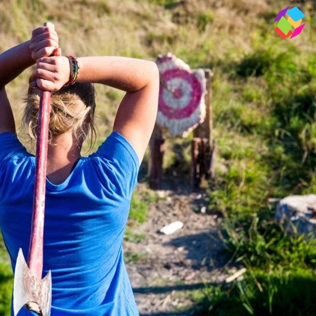 Axe Throwing Instagram Captions