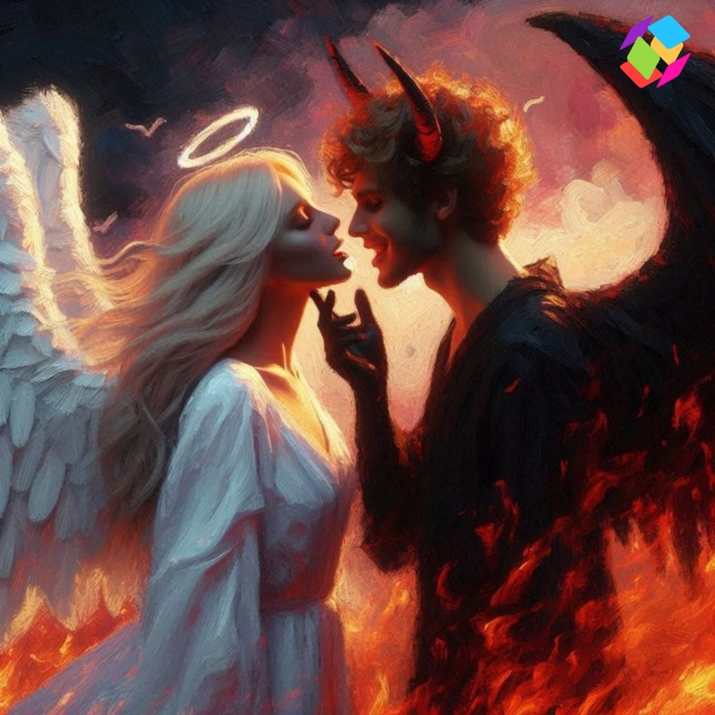 Angel And Devil Instagram Captions