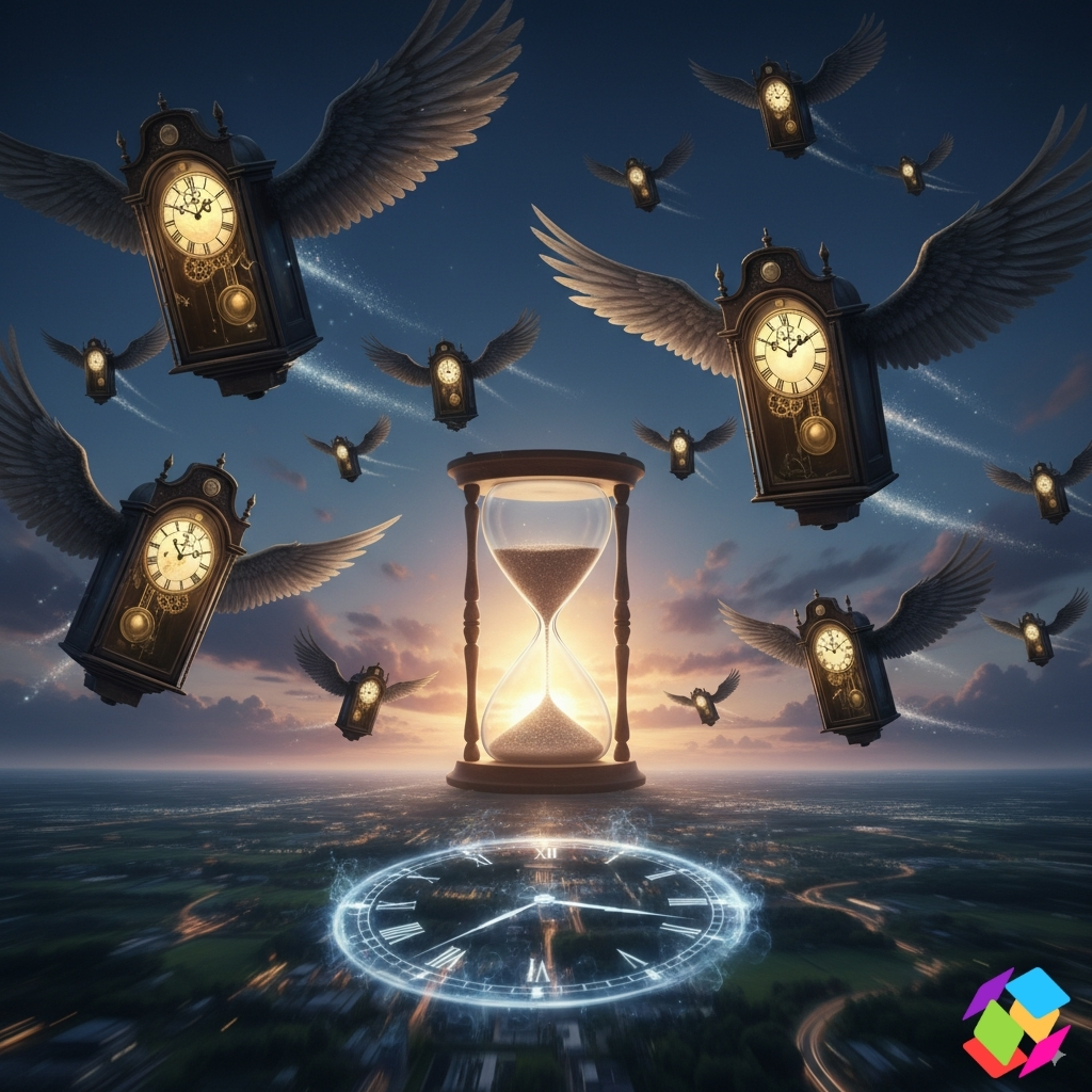 Time Flies Caption For Instagram