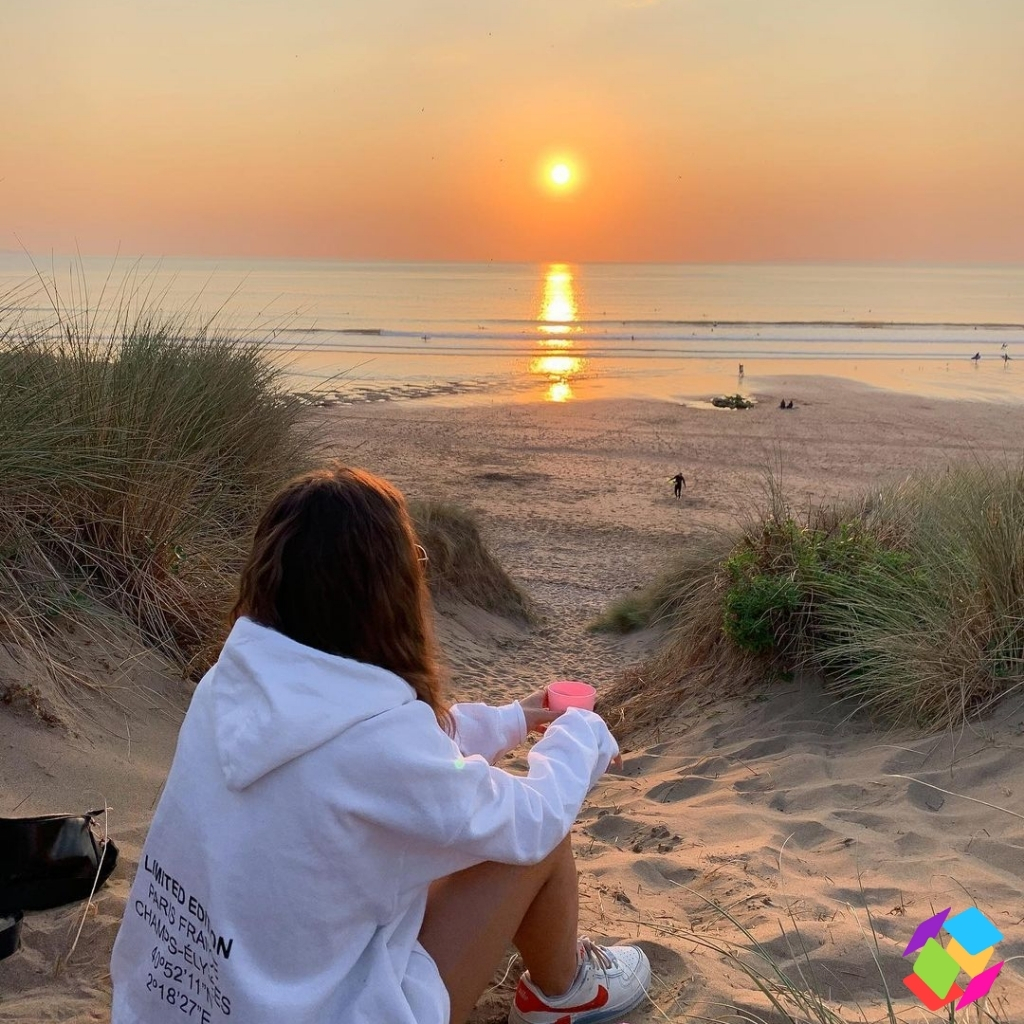 Evening Beach Captions For Instagram