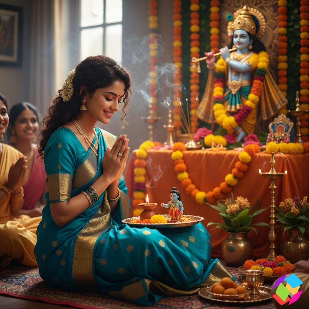 200+ Krishna Puja Captions for Instagram to Celebrate Divine Joy and Devotion 16 Krishna Puja Captions for Instagram
